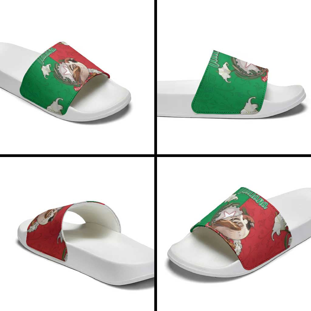 Italy Slide Sandals Sparrow With Symbol Italiana DT05