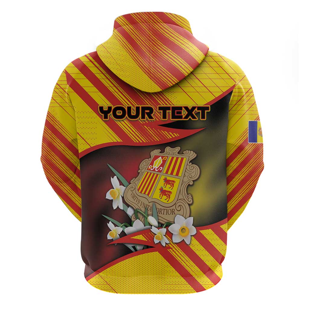 Personalized Andorra Hoodie The Grandalla Flowers With Symbol DT05