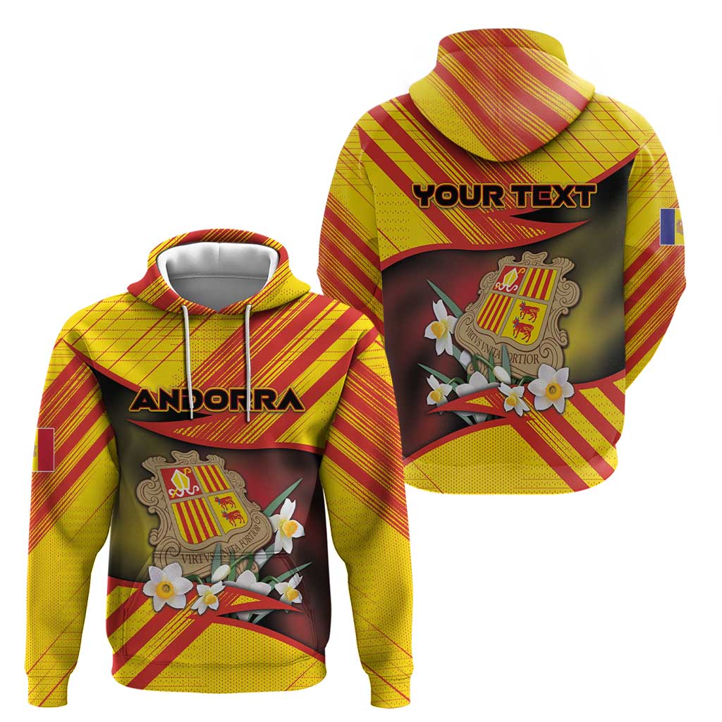 Personalized Andorra Hoodie The Grandalla Flowers With Symbol DT05