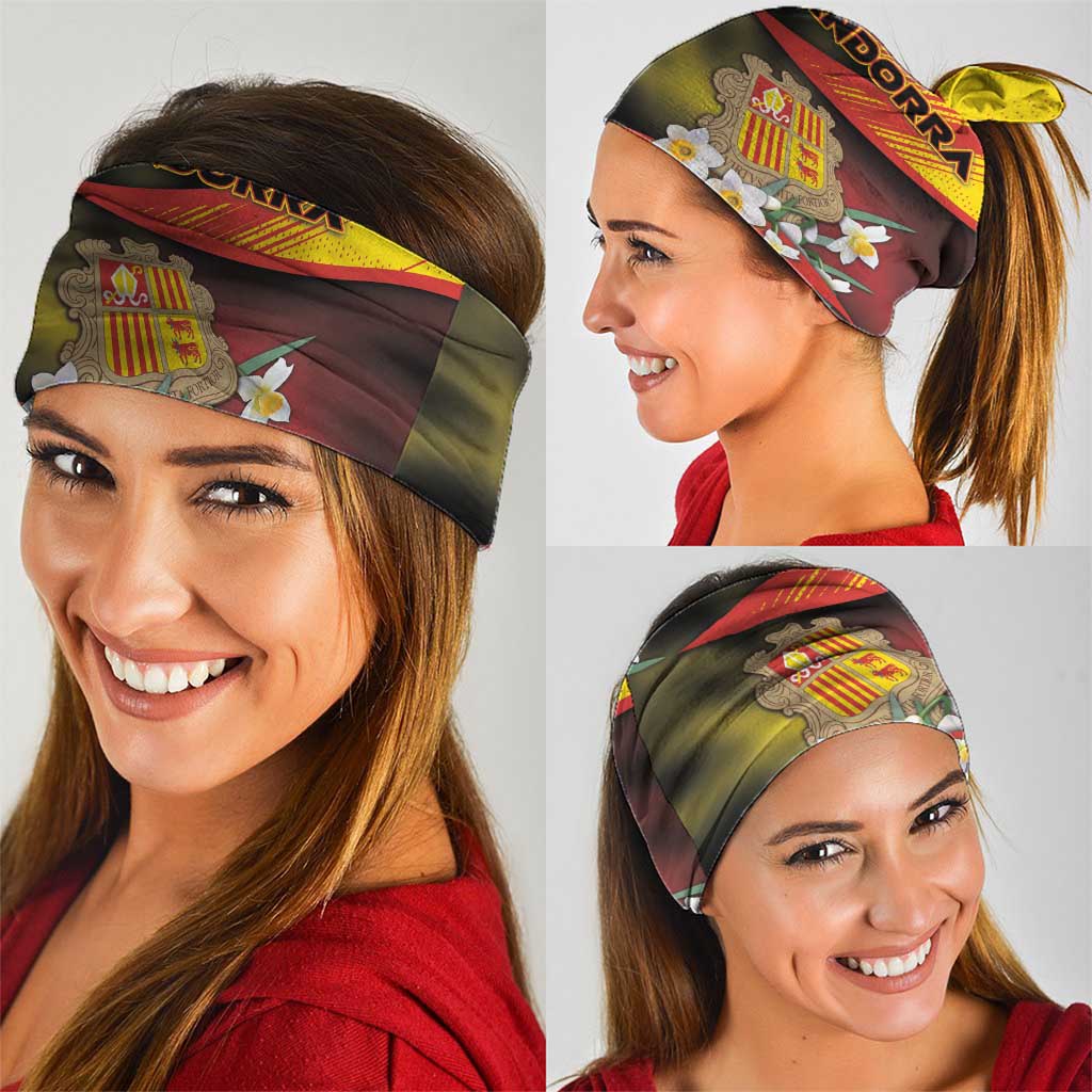 Andorra Neck Gaiter The Grandalla Flowers With Symbol DT05