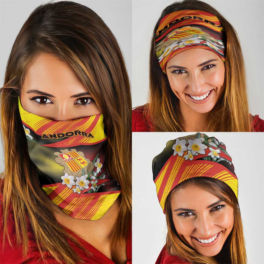 Andorra Neck Gaiter The Grandalla Flowers With Symbol DT05