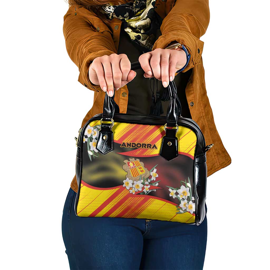 Andorra Shoulder Handbag The Grandalla Flowers With Symbol DT05