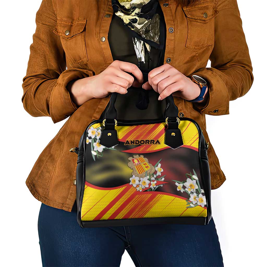 Andorra Shoulder Handbag The Grandalla Flowers With Symbol DT05