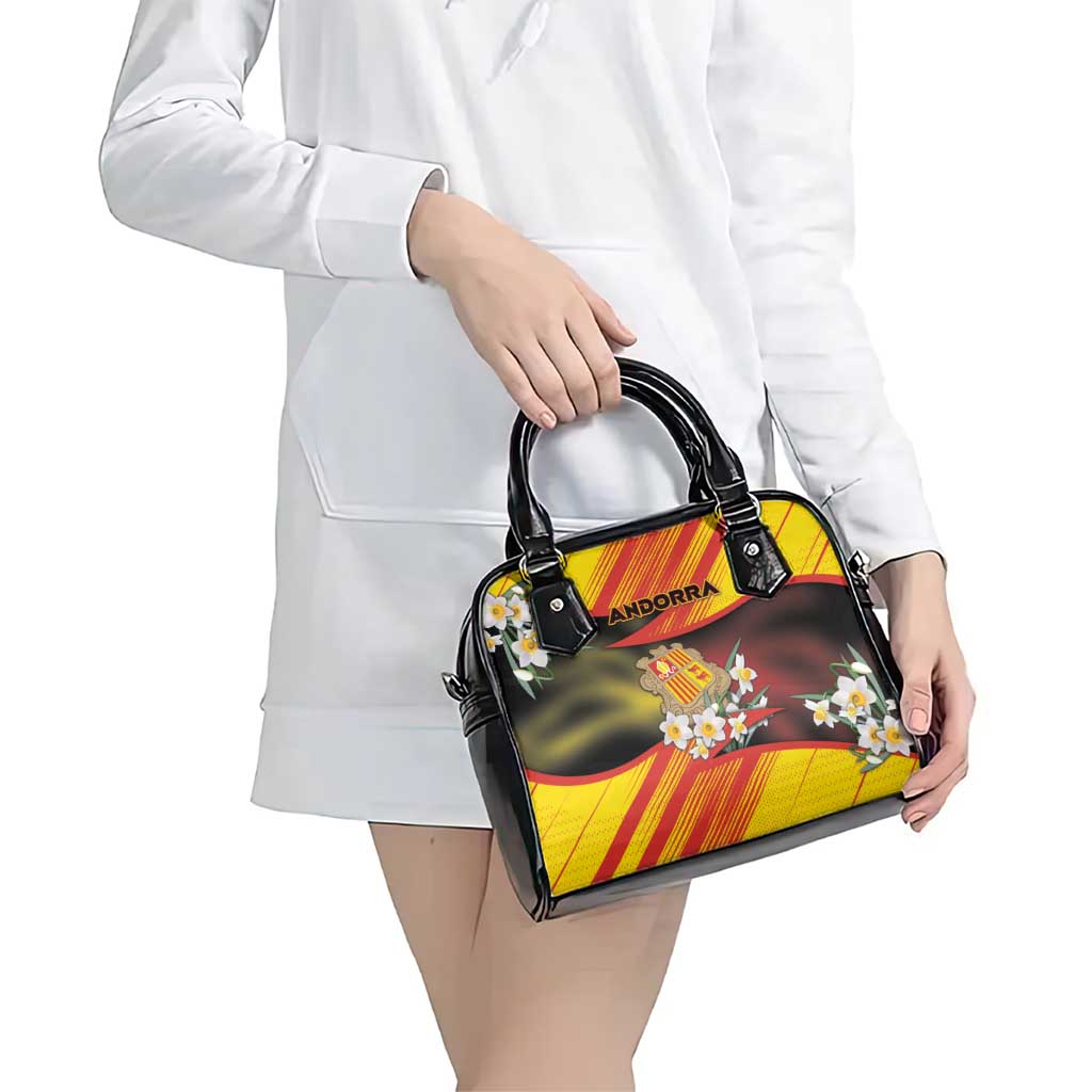 Andorra Shoulder Handbag The Grandalla Flowers With Symbol DT05