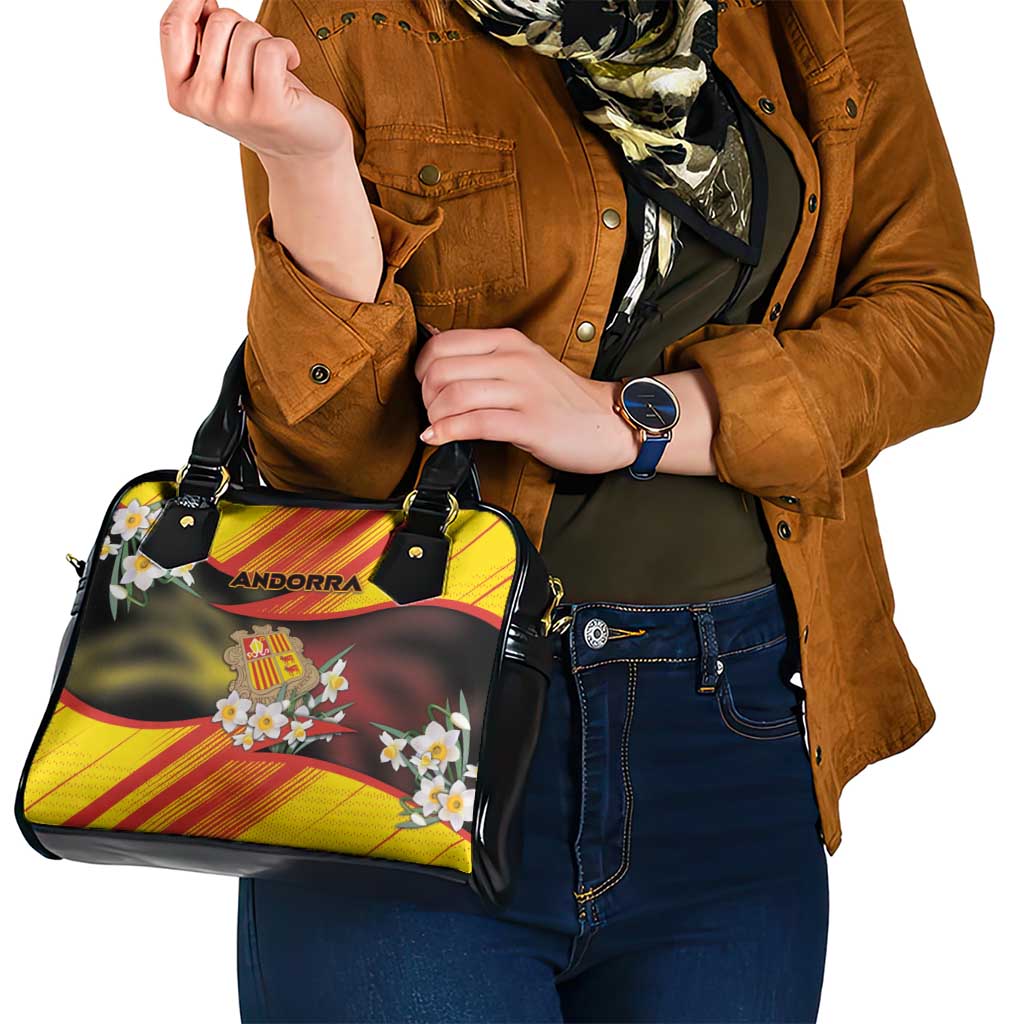 Andorra Shoulder Handbag The Grandalla Flowers With Symbol DT05