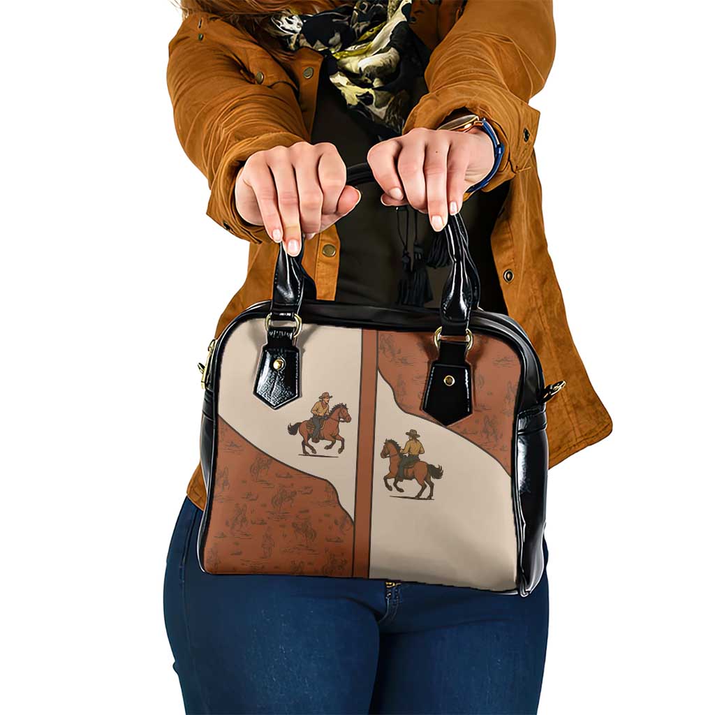Cowboy Shoulder Handbag Horse Riding Retro Western Yoke DT05