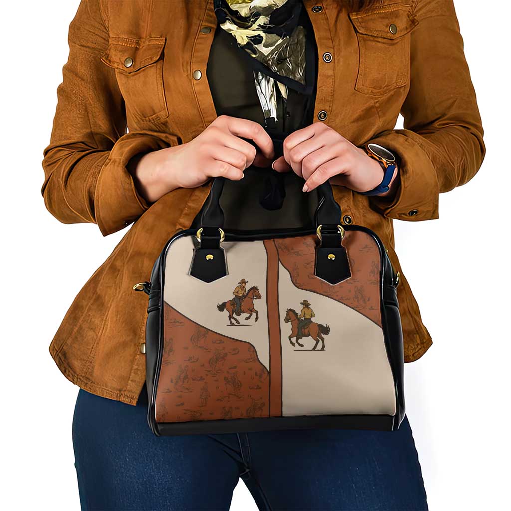 Cowboy Shoulder Handbag Horse Riding Retro Western Yoke DT05