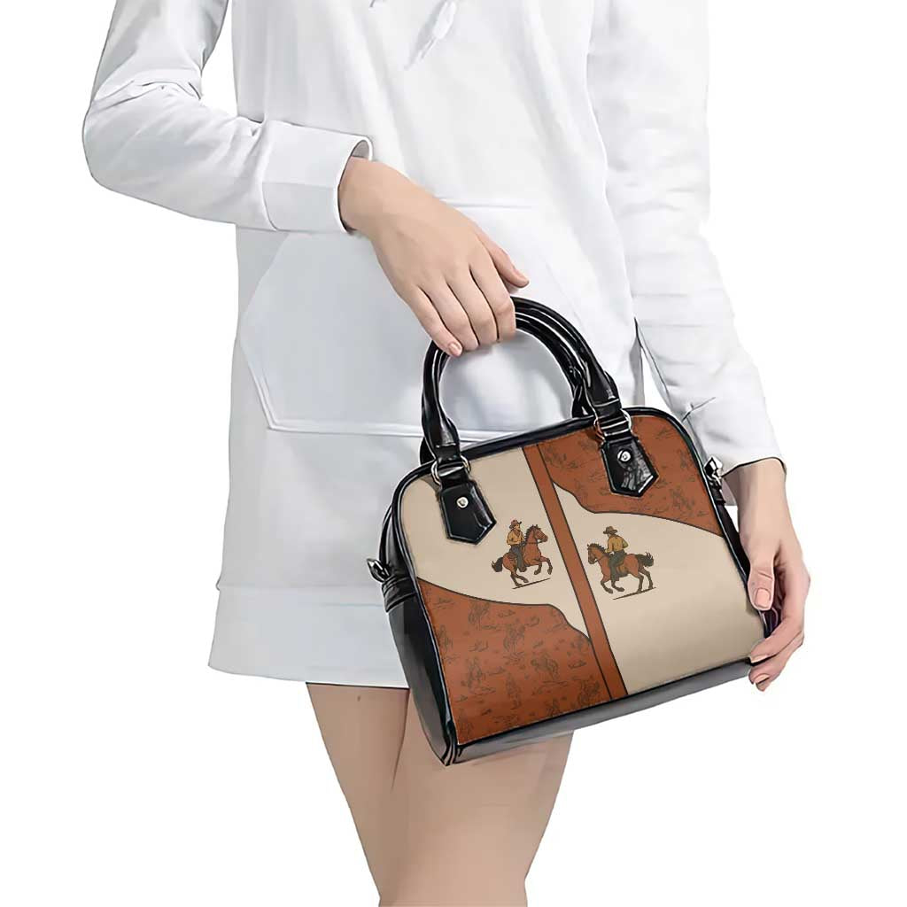 Cowboy Shoulder Handbag Horse Riding Retro Western Yoke DT05