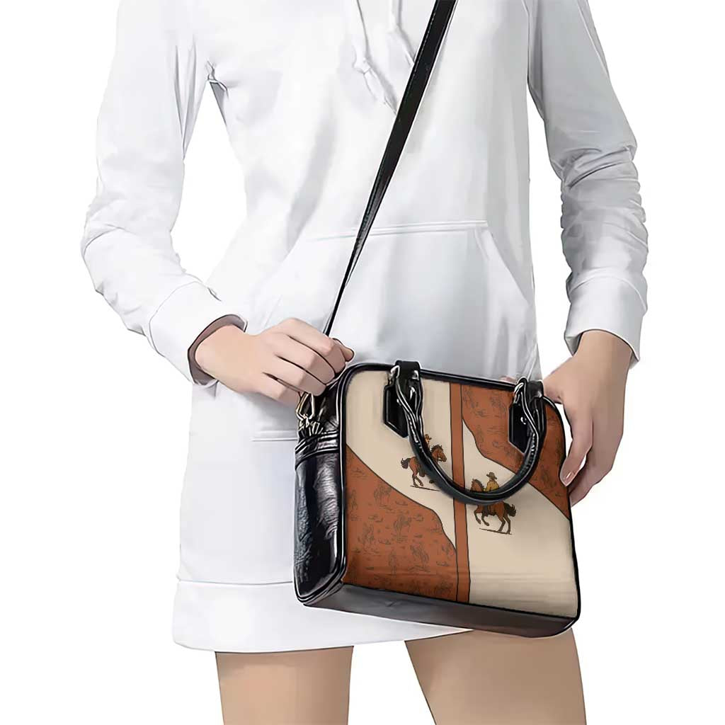Cowboy Shoulder Handbag Horse Riding Retro Western Yoke DT05