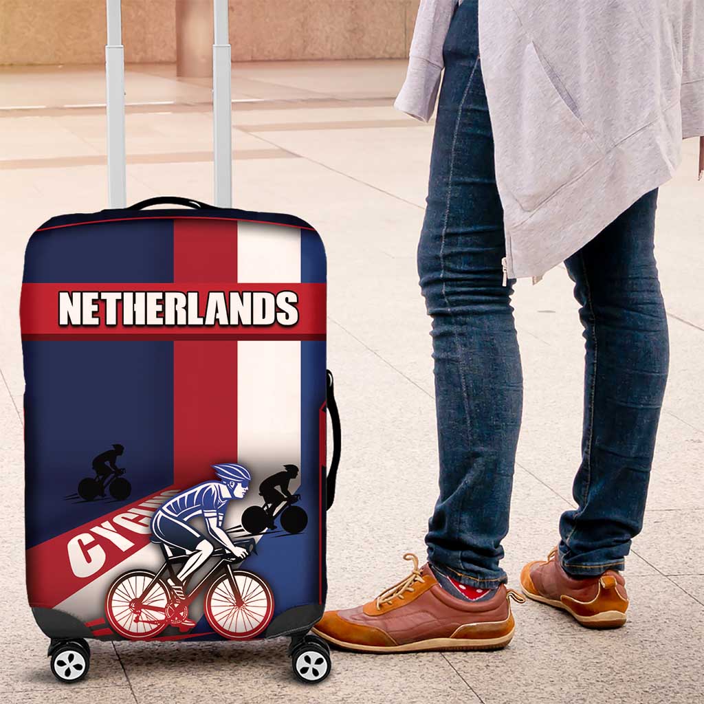 Netherlands Cycling Luggage Cover Sporty Style Navy DT05