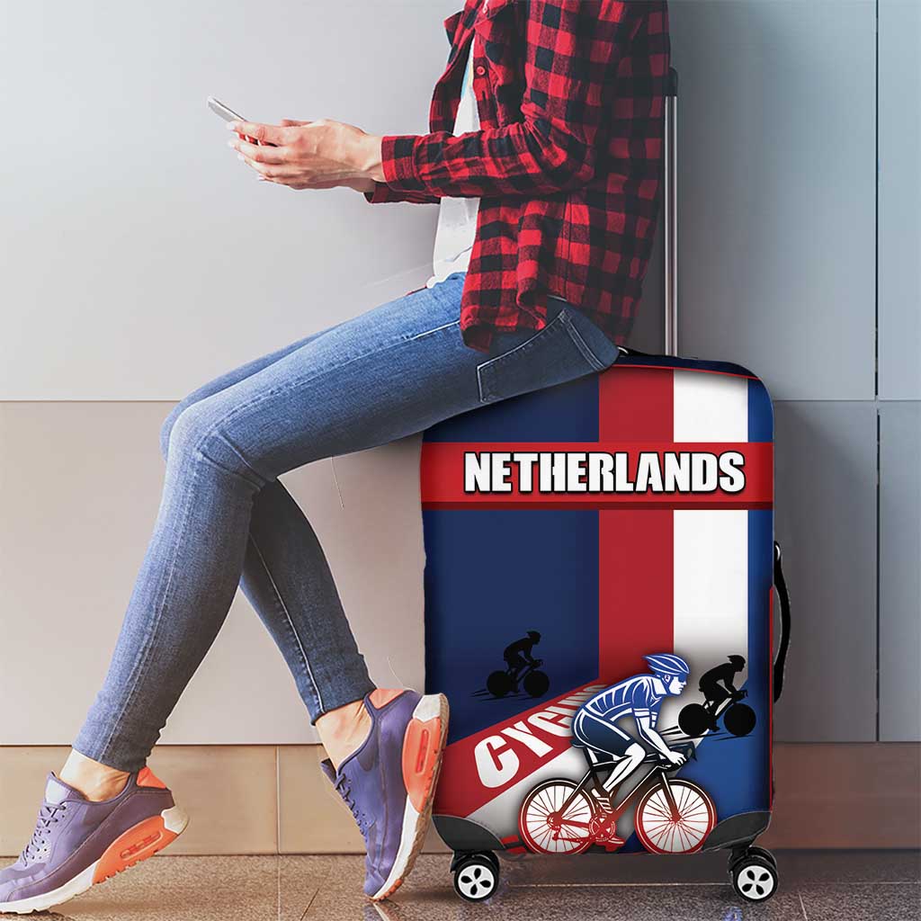 Netherlands Cycling Luggage Cover Sporty Style Navy DT05
