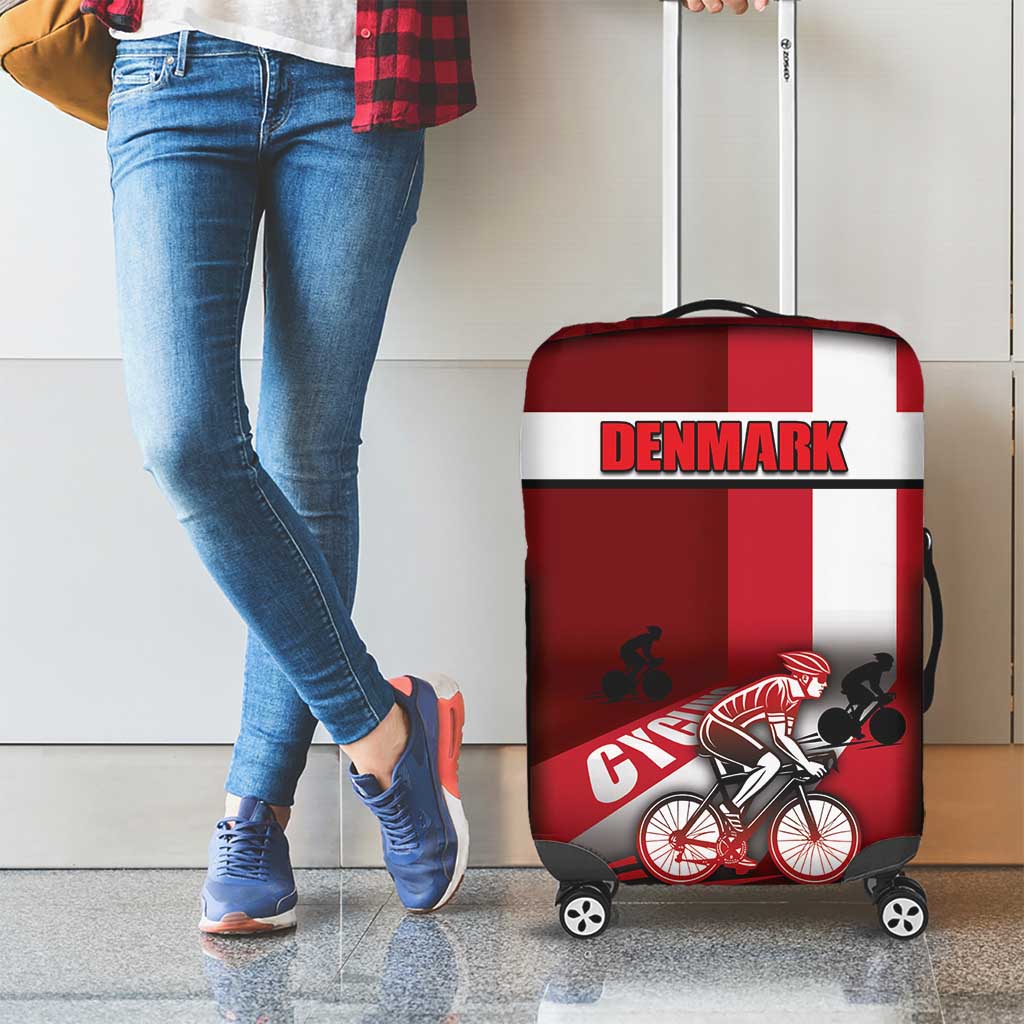 Denmark Cycling Luggage Cover Sporty Style Red DT05