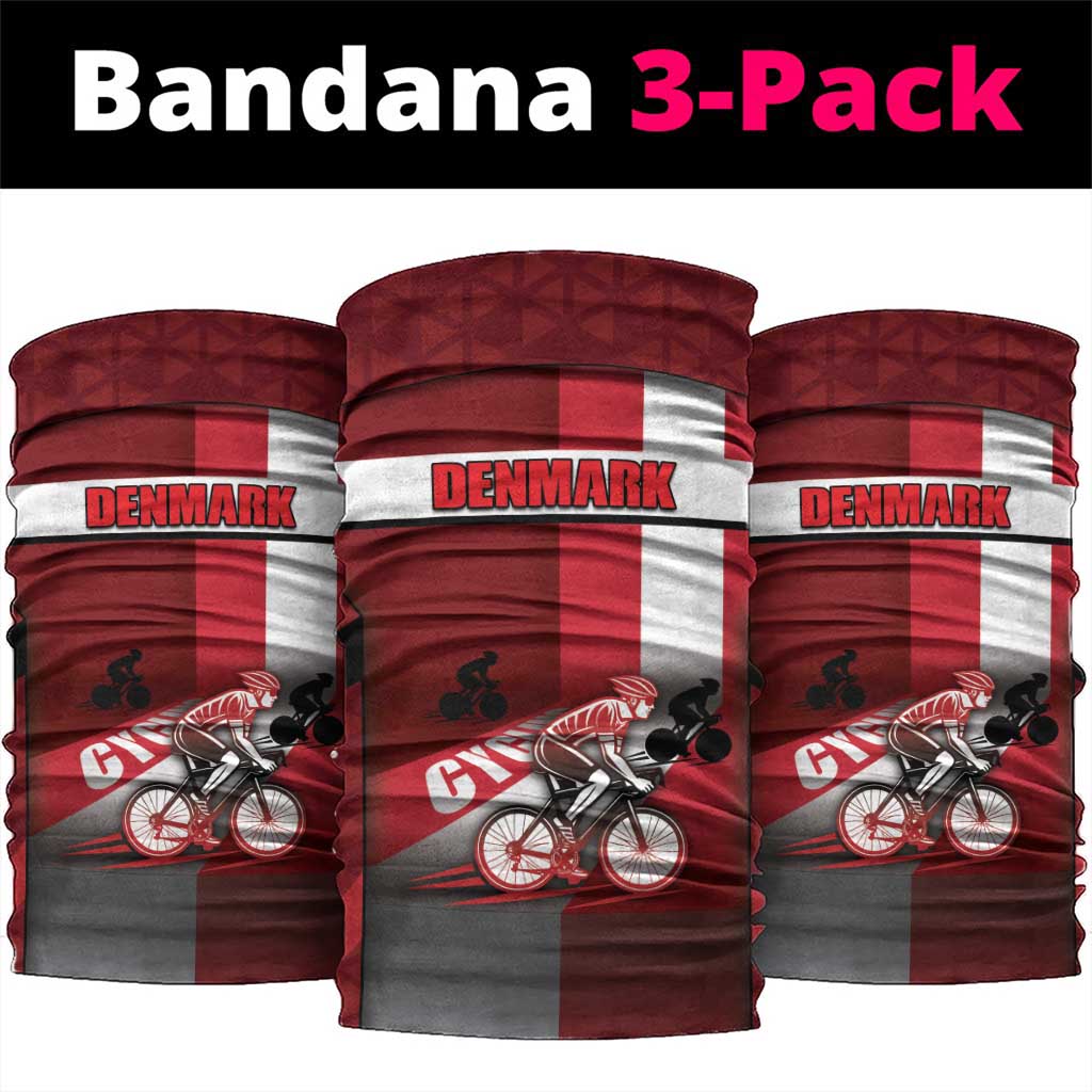 Denmark Cycling Neck Gaiter Sporty Style Red DT05