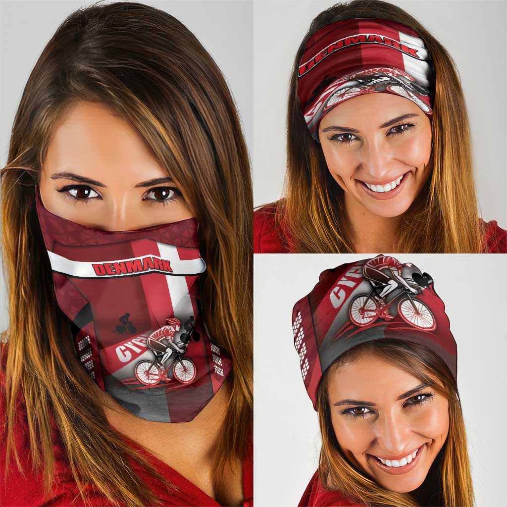 Denmark Cycling Neck Gaiter Sporty Style Red DT05
