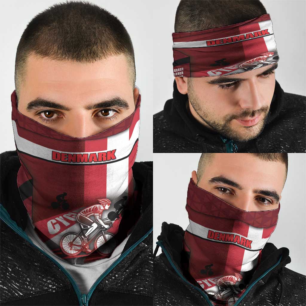 Denmark Cycling Neck Gaiter Sporty Style Red DT05