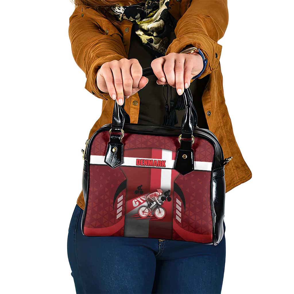 Denmark Cycling Shoulder Handbag Sporty Style Red DT05