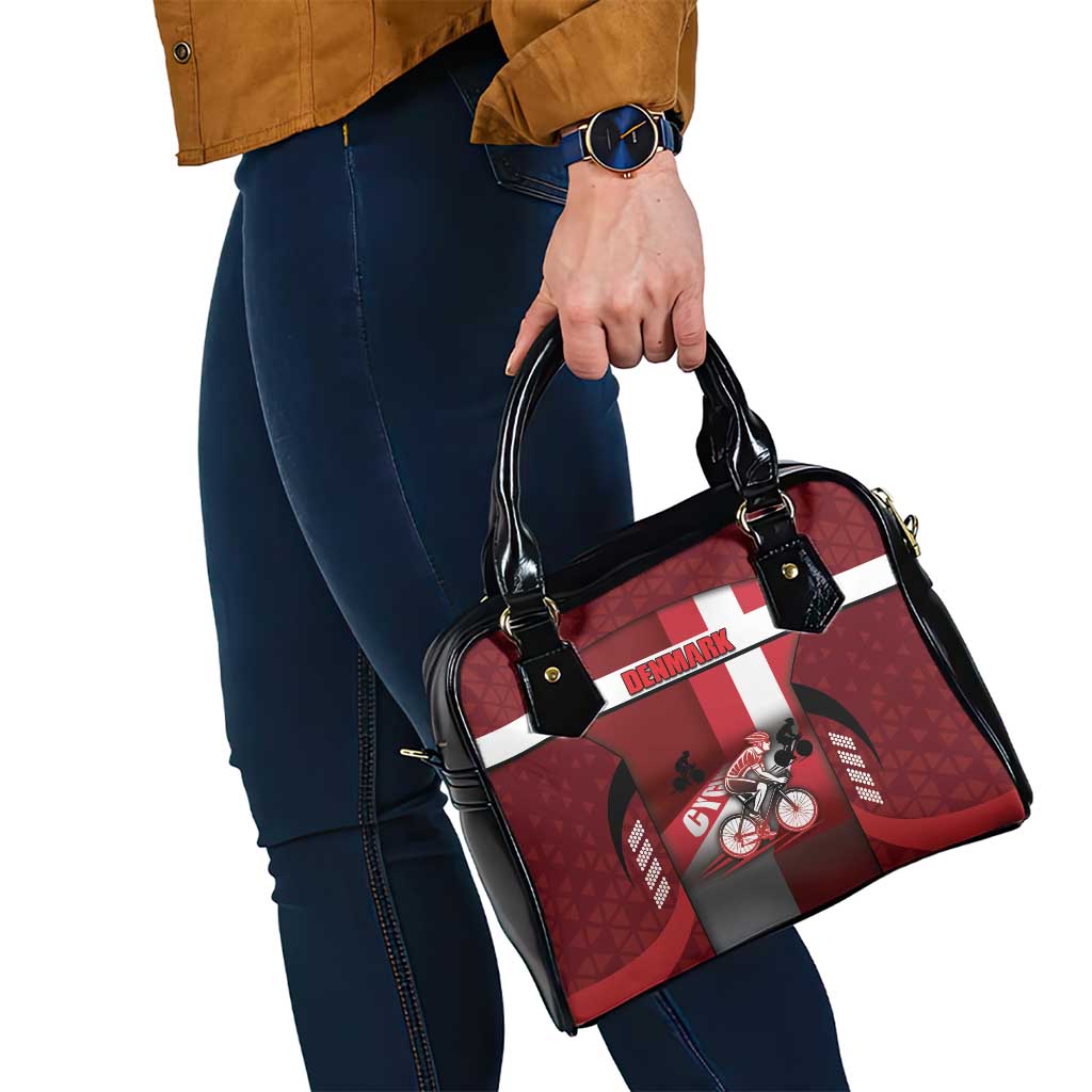 Denmark Cycling Shoulder Handbag Sporty Style Red DT05