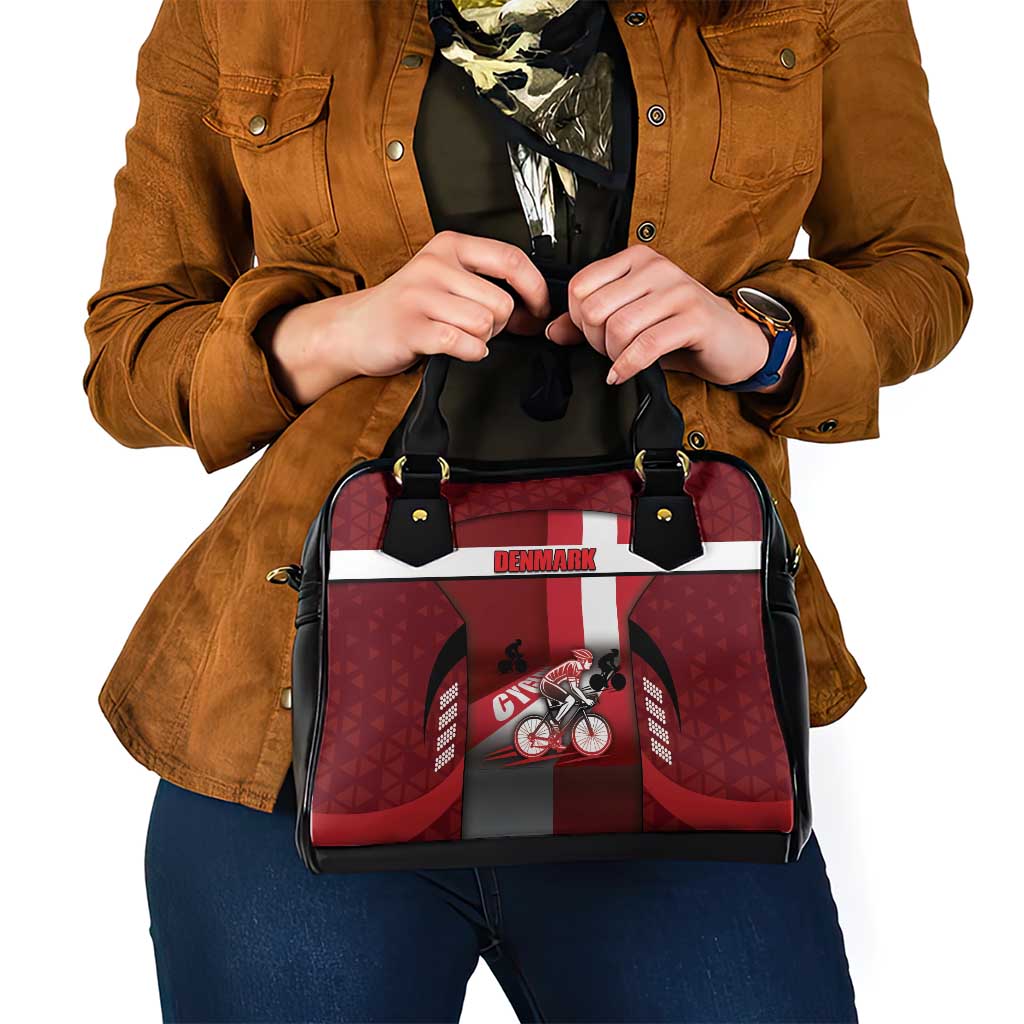 Denmark Cycling Shoulder Handbag Sporty Style Red DT05