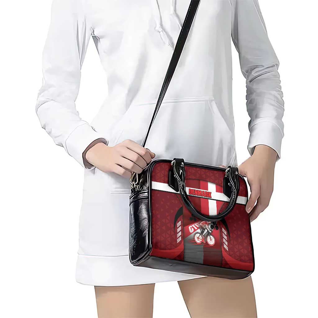 Denmark Cycling Shoulder Handbag Sporty Style Red DT05