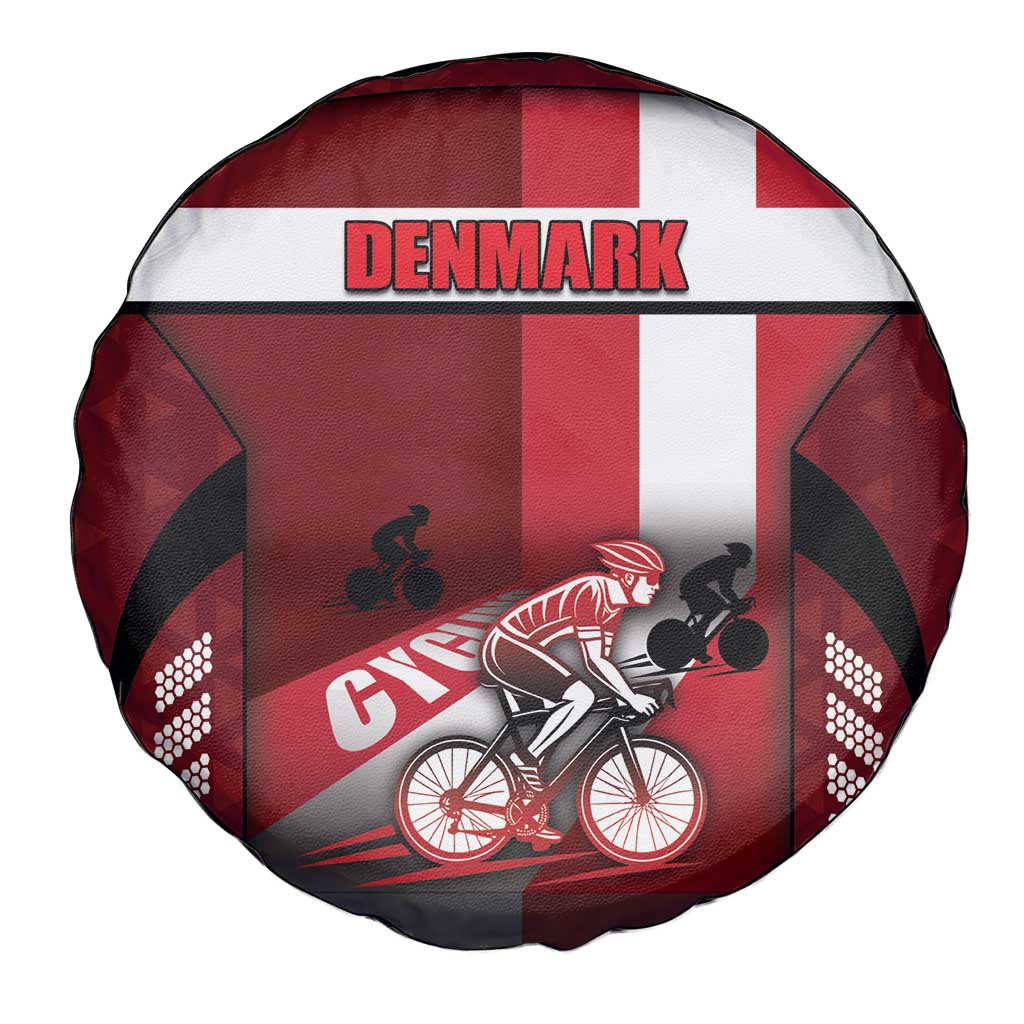 Denmark Cycling Spare Tire Cover Sporty Style Red DT05