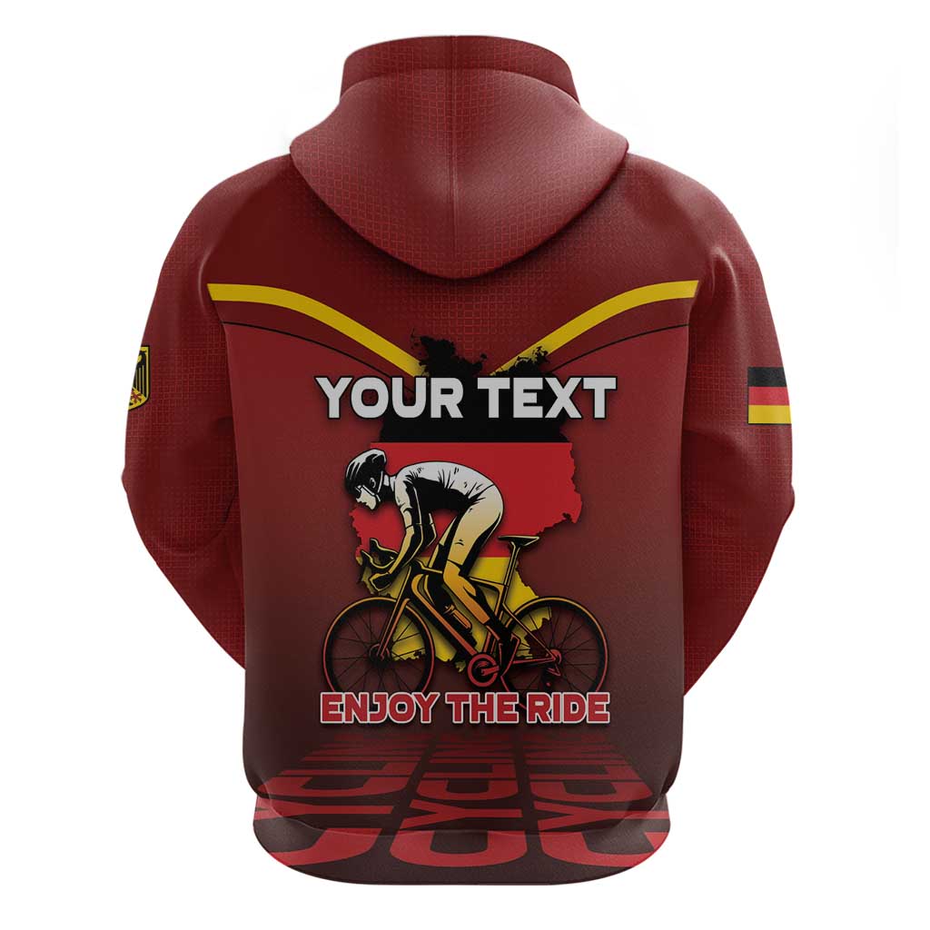 Personalized Germany Cycling Hoodie Ride For Life DT05