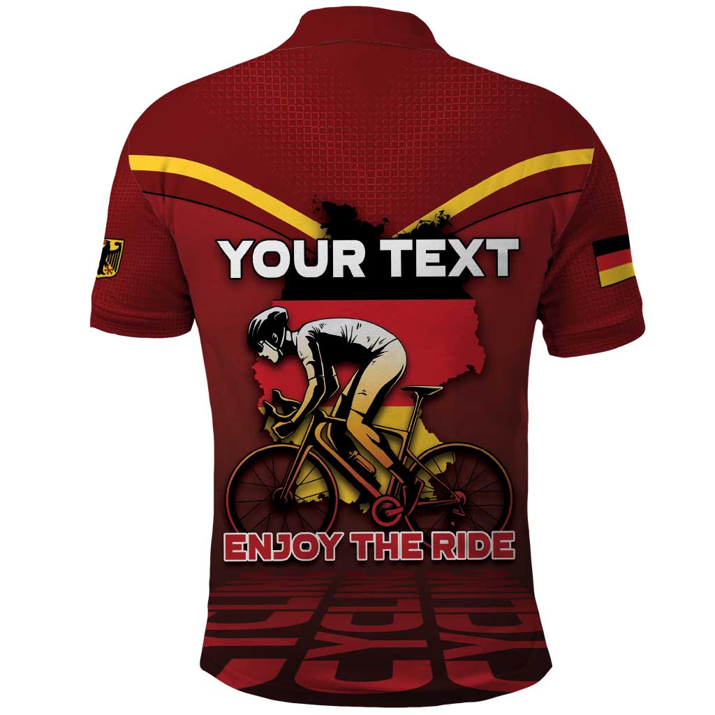 Personalized Germany Cycling Polo Shirt Ride For Life DT05