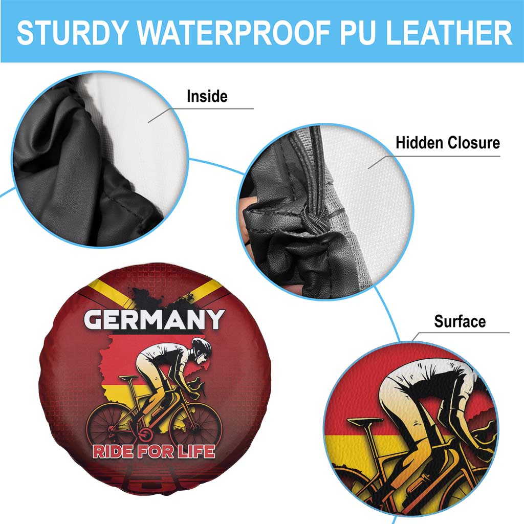Germany Cycling Spare Tire Cover Ride For Life DT05