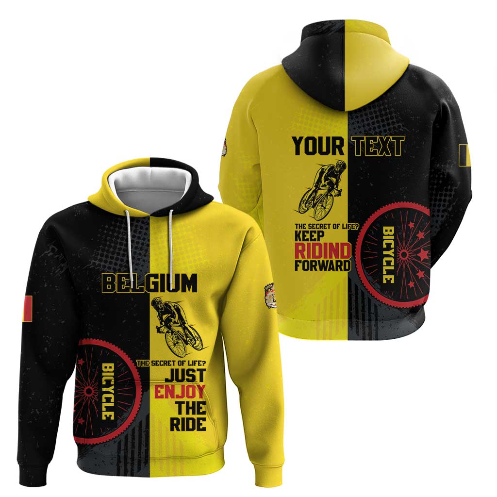 Personalized Belgium Cycling Hoodie Just Enjoy The Ride DT05