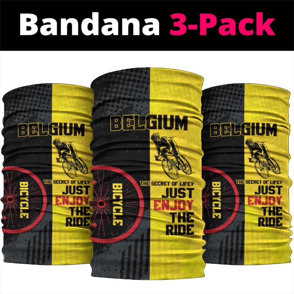 Belgium Cycling Neck Gaiter Just Enjoy The Ride DT05