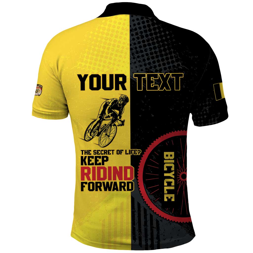 Personalized Belgium Cycling Polo Shirt Just Enjoy The Ride DT05