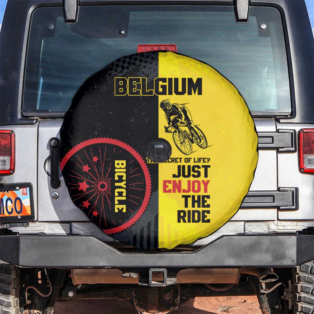 Belgium Cycling Spare Tire Cover Just Enjoy The Ride DT05
