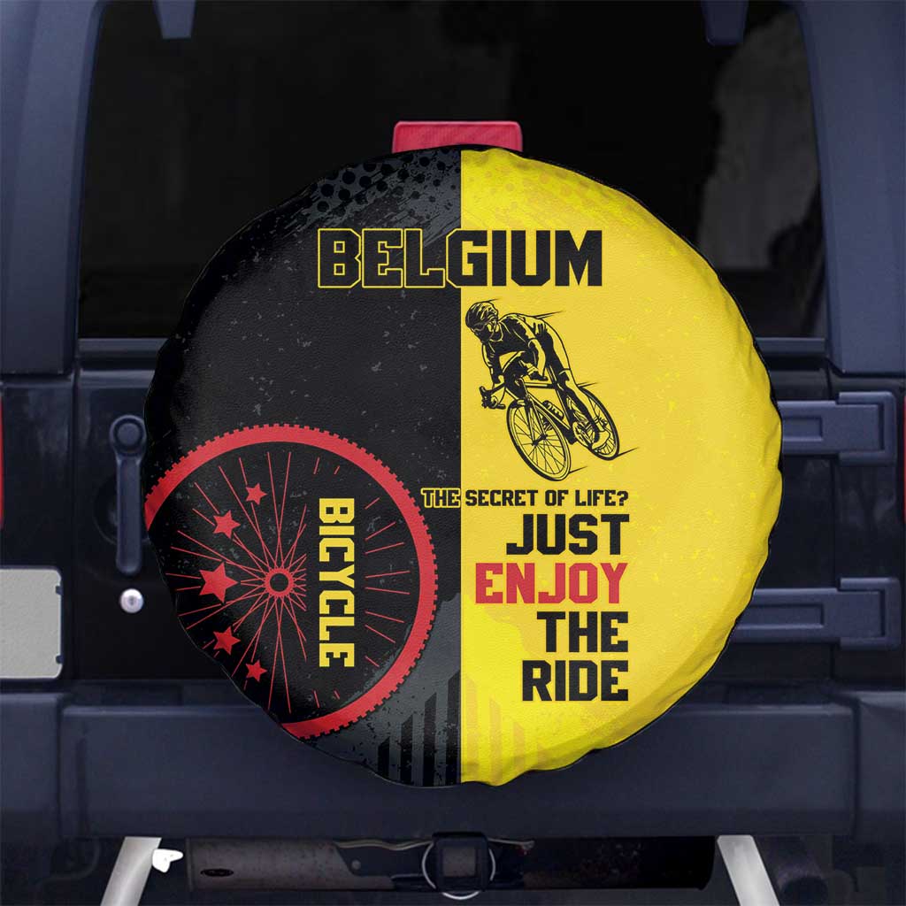 Belgium Cycling Spare Tire Cover Just Enjoy The Ride DT05