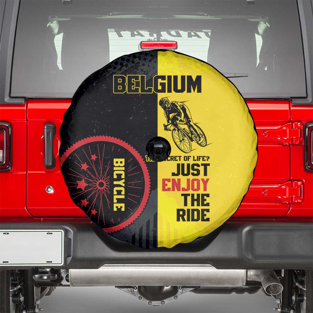 Belgium Cycling Spare Tire Cover Just Enjoy The Ride DT05