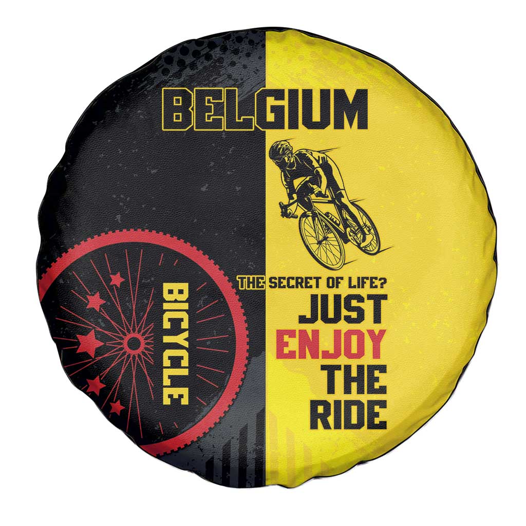 Belgium Cycling Spare Tire Cover Just Enjoy The Ride DT05