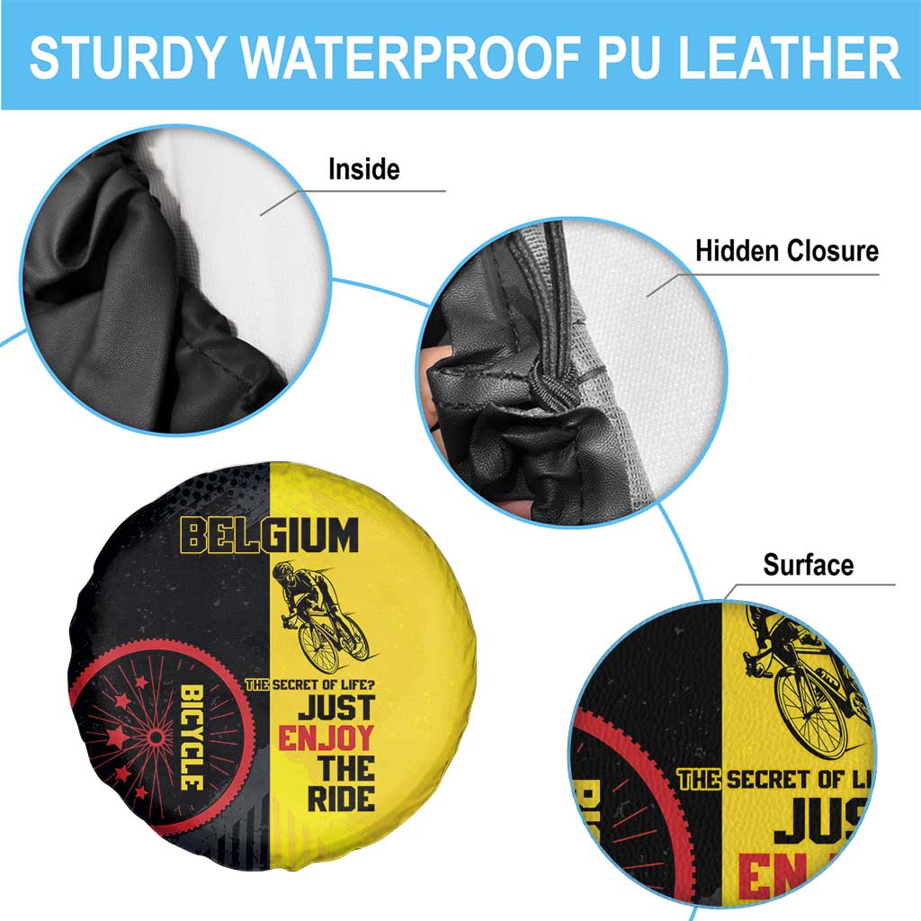 Belgium Cycling Spare Tire Cover Just Enjoy The Ride DT05