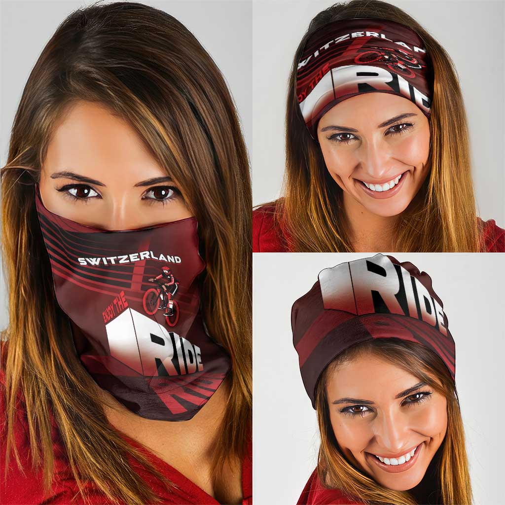 Switzerland Cycling Neck Gaiter Sporty Style DT05