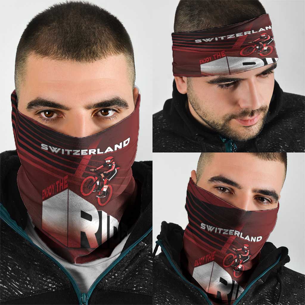 Switzerland Cycling Neck Gaiter Sporty Style DT05