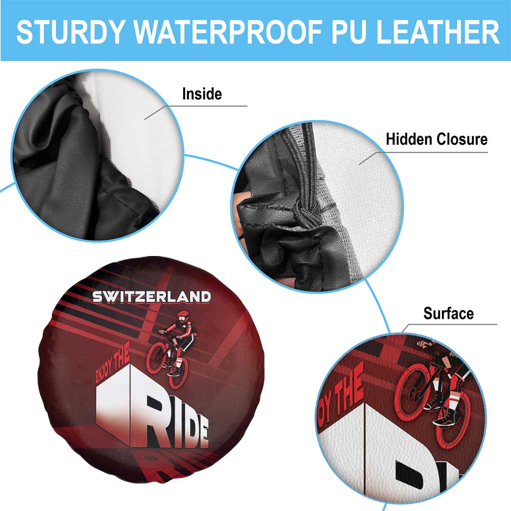 Switzerland Cycling Spare Tire Cover Sporty Style DT05