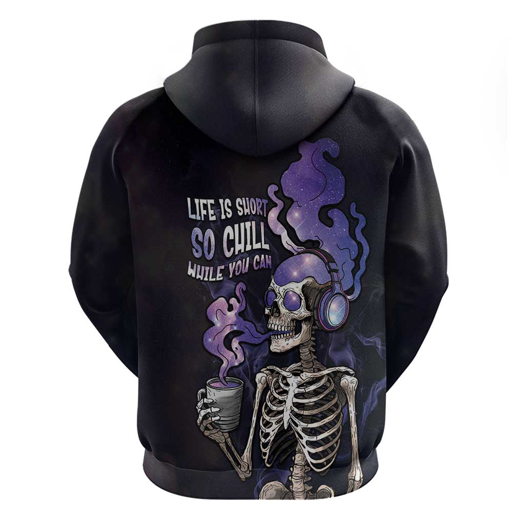 Skull Hoodie Mentally Ill But Totally Chill DT05