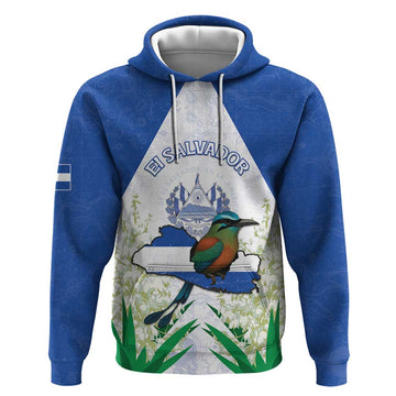 Personalized El Salvador Hoodie Torogoz Bird Map DT05