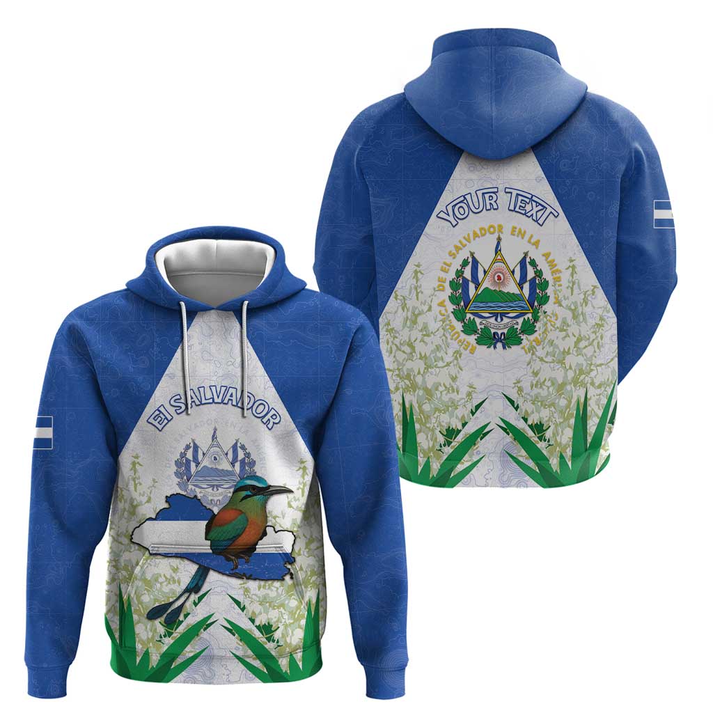 Personalized El Salvador Hoodie Torogoz Bird Map DT05