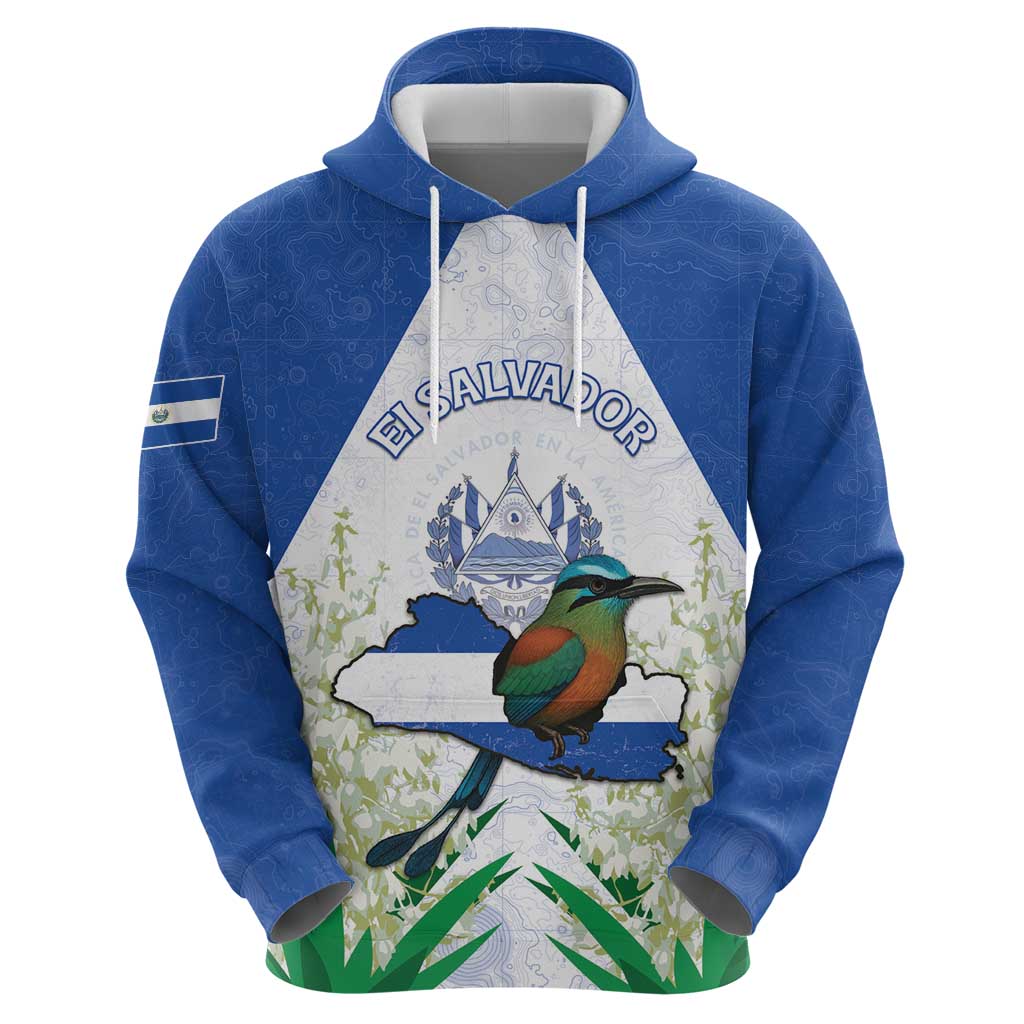 Personalized El Salvador Hoodie Torogoz Bird Map DT05