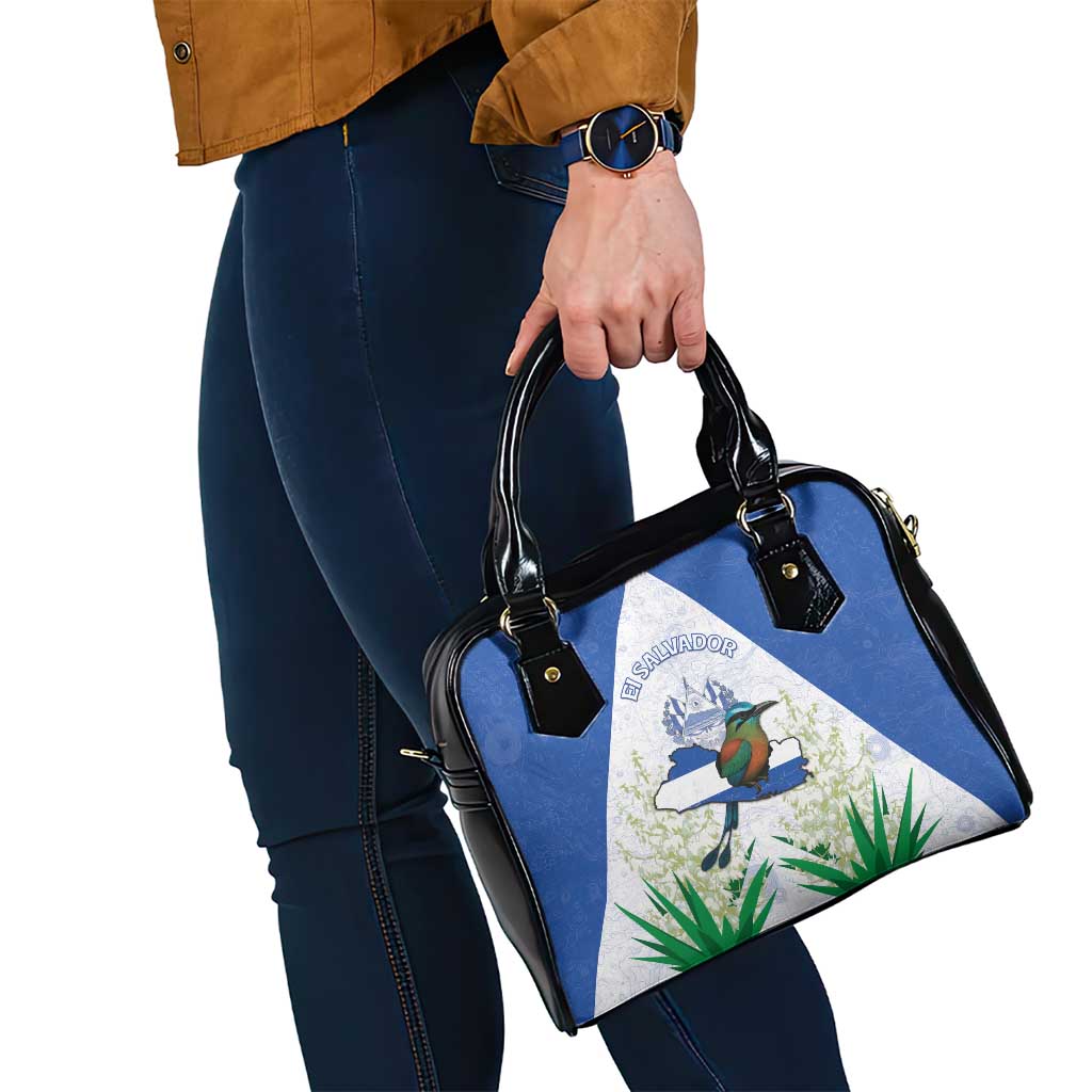 El Salvador Shoulder Handbag Torogoz Bird Map DT05