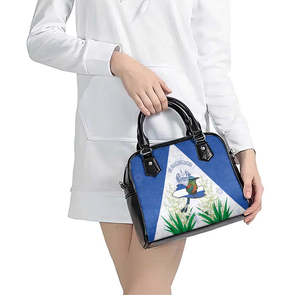 El Salvador Shoulder Handbag Torogoz Bird Map DT05
