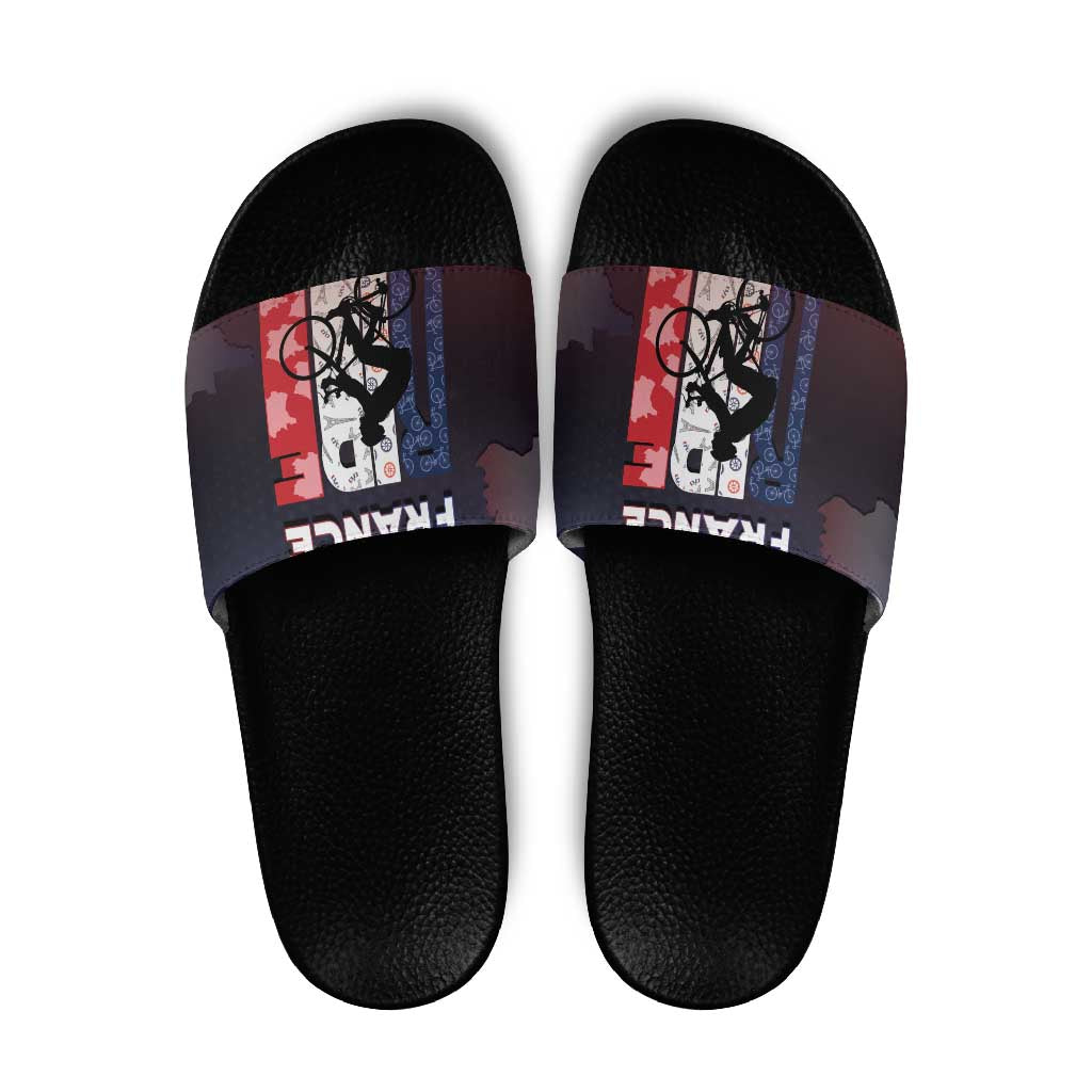 France Cycling Slide Sandals Ride With Cyclist DT05
