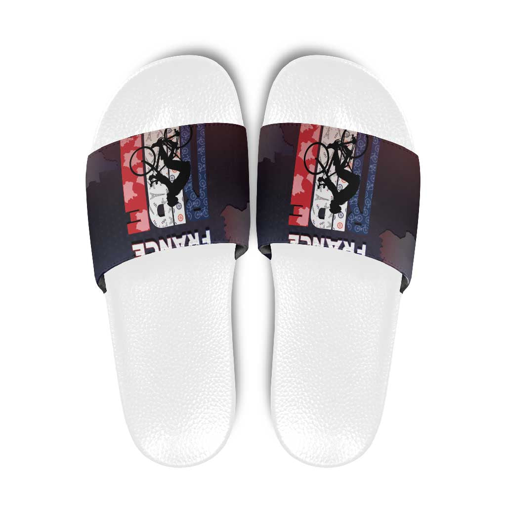 France Cycling Slide Sandals Ride With Cyclist DT05