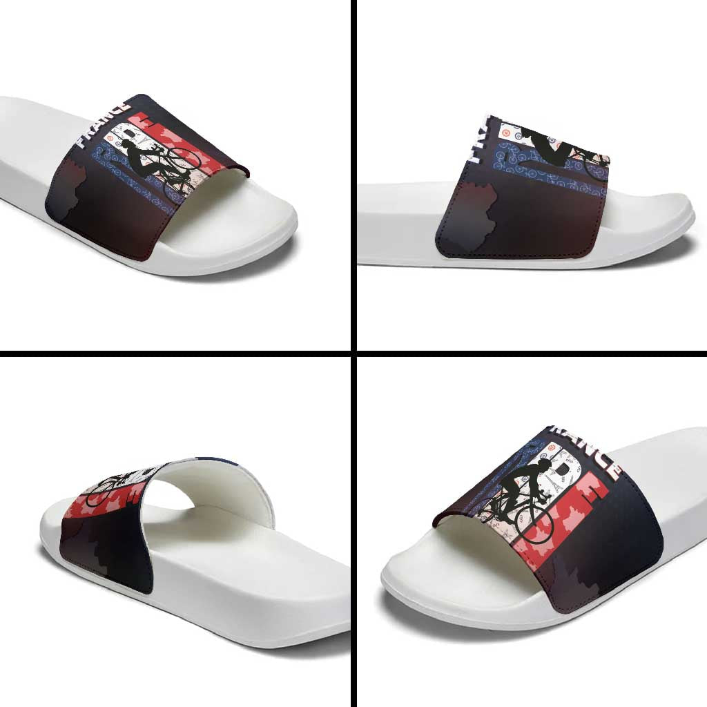 France Cycling Slide Sandals Ride With Cyclist DT05