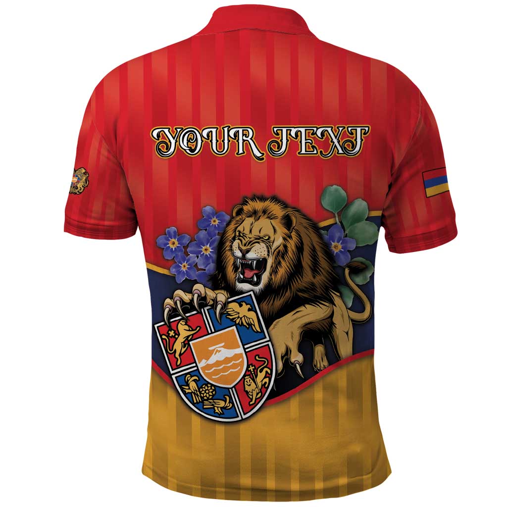 Personalized Armenia Polo Shirt Lion As National Symbol DT05