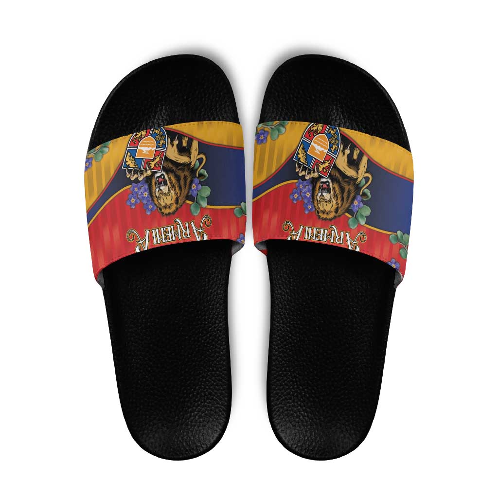 Armenia Slide Sandals Lion As National Symbol DT05