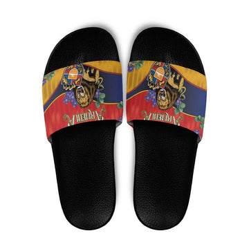 Armenia Slide Sandals Lion As National Symbol DT05